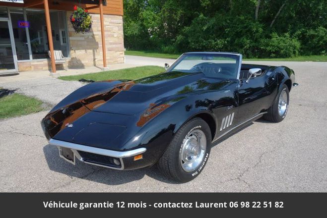 Chevrolet Corvette C3 stingrey l48 1969 tout compris Noir de 1969