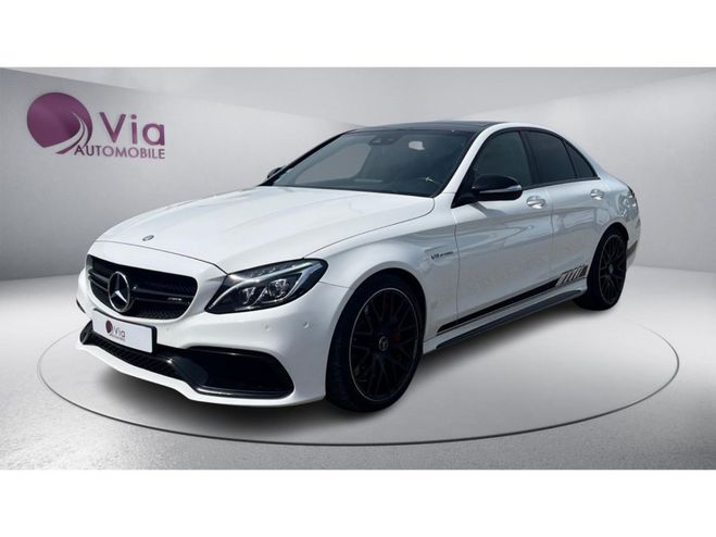 Mercedes Classe C 63 S AMG V8 510 - ENTRETIEN COMPLET / PA BLANC de 2015