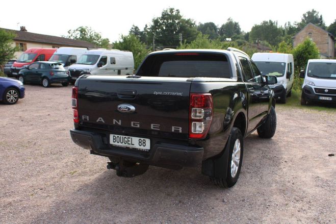 Ford Ranger 3L2 WILDTRAK TDCI 200CV 4X4 PICK-UP BOIT Noir Moutain de 2013