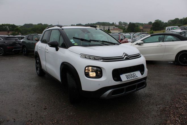 Citroen C3 Aircross SHINE BLUE HDI 120 CV GPS 3D CA Blanc Cristal de 2019
