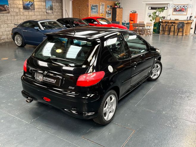 Peugeot 206 S16 Phase 1 2.0L 138 ch 63 850 km Histor Noir de 2000