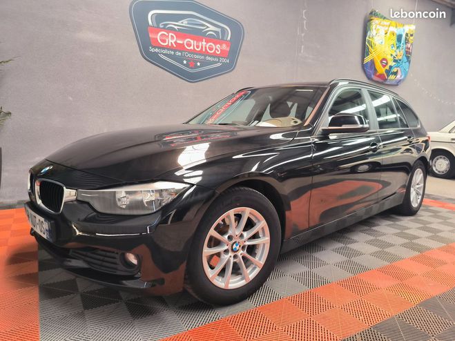 BMW Serie 3 Touring 318d 143ch 95000km 1er Main gara Noir de 2015