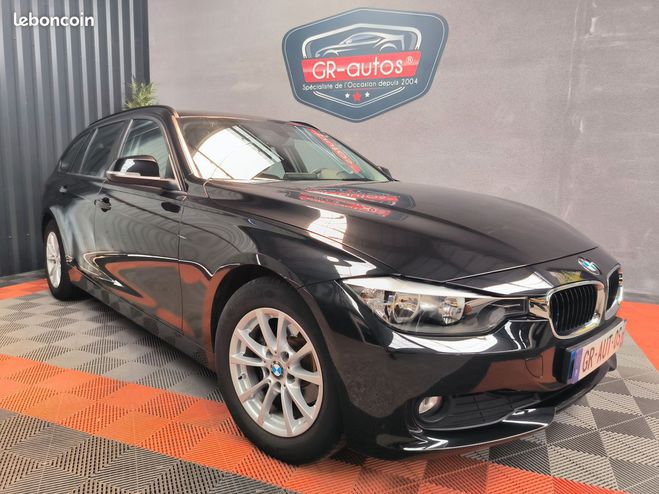 BMW Serie 3 Touring 318d 143ch 95000km 1er Main gara Noir de 2015