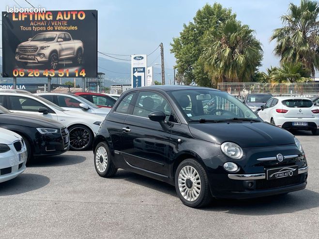 Fiat 500 1.2 69ch Lounge Noir de 2012