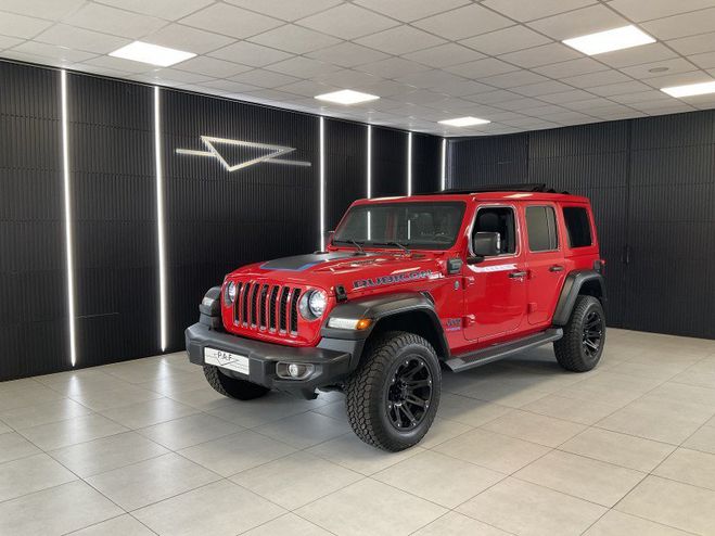 Jeep Wrangler UNLIMITED 2.0 T 380CH 4XE RUBICON ROCK-T Rouge de 2022