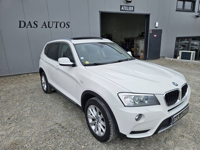BMW X3 xDrive20dA 2.0d 184ch Luxe BLANC de 2014
