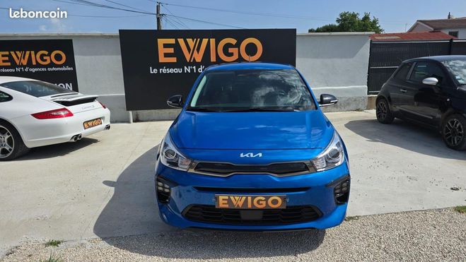 Kia Rio 1.0 T-GDI 100 GT LINE DCT BVA Bleu de 2023