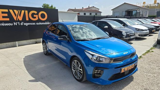 Kia Rio 1.0 T-GDI 100 GT LINE DCT BVA Bleu de 2023
