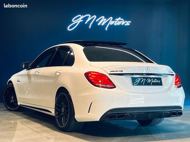 Mercedes Classe C IV 63 AMG BVA7 C63 Entretien Garantie 12 Blanc de 2017
