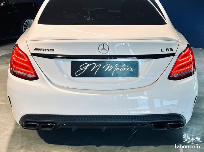 Mercedes Classe C IV 63 AMG BVA7 C63 Entretien Garantie 12 Blanc de 2017