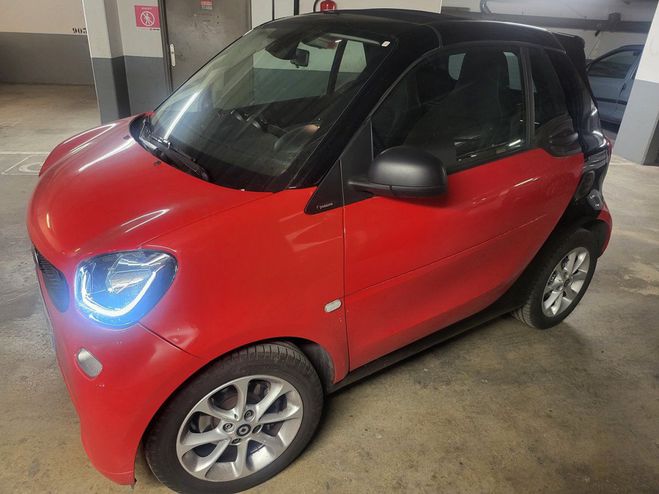 Smart Fortwo CABRIOLET 71CH PASSION TWINAMIC Rouge de 2017