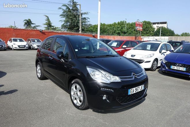 Citroen C3 BLUEHDI 75 EXCLUSIVE Noir de 2016