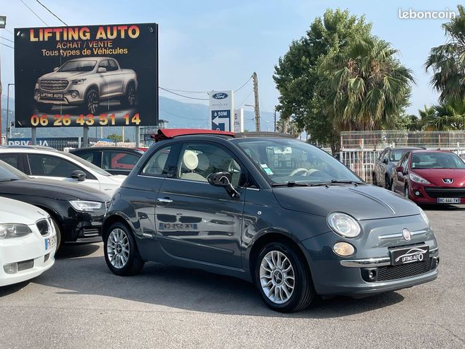Fiat 500 500C 1.3 MultiJet 75ch Lounge Gris de 2009