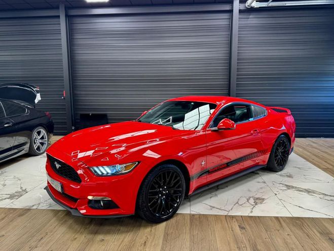Ford Mustang VI FASTBACK 2.3 ECOBOOST 317ch BV6 Rouge Verni de 2016