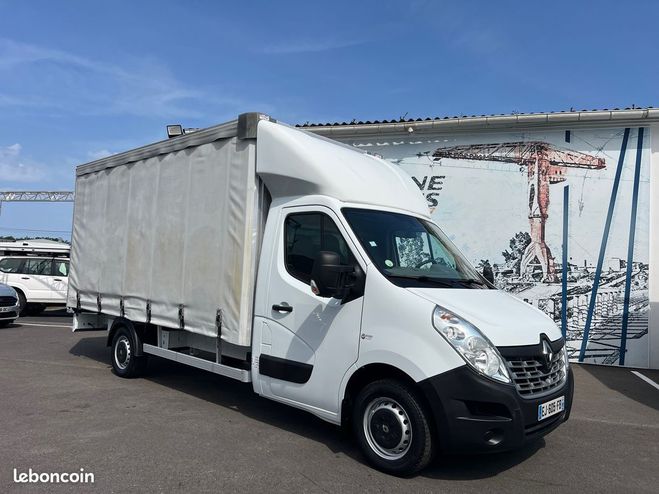 Renault Master 19650 ht caisse Tautliner 4m47 L3 Confor Blanc de 2017