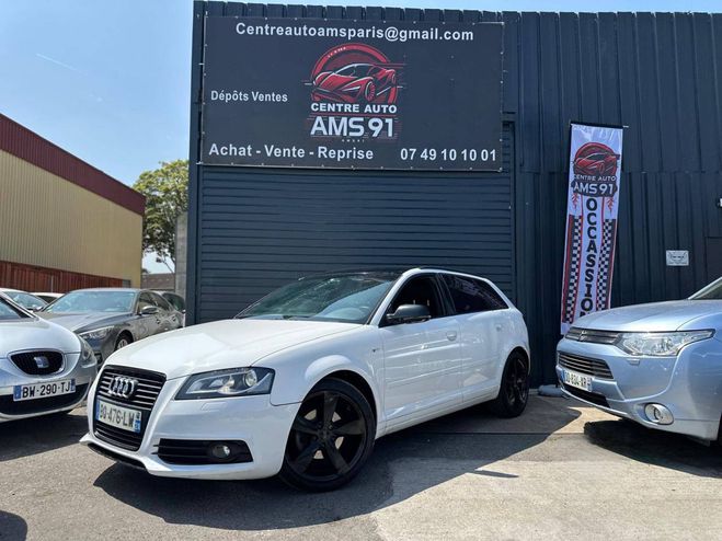 Audi A3 II 2.0 TDI 140ch DPF Start/Stop S line P BLANC de 2011