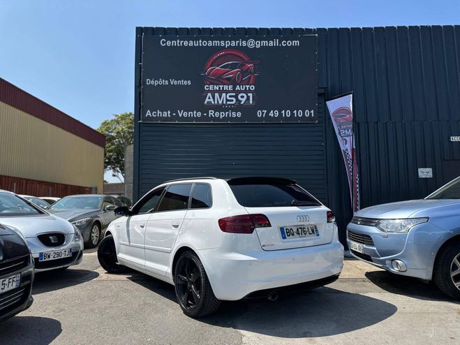 Audi A3 II 2.0 TDI 140ch DPF Start/Stop S line P BLANC de 2011