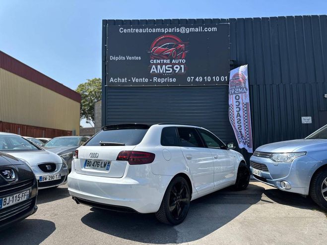 Audi A3 II 2.0 TDI 140ch DPF Start/Stop S line P BLANC de 2011