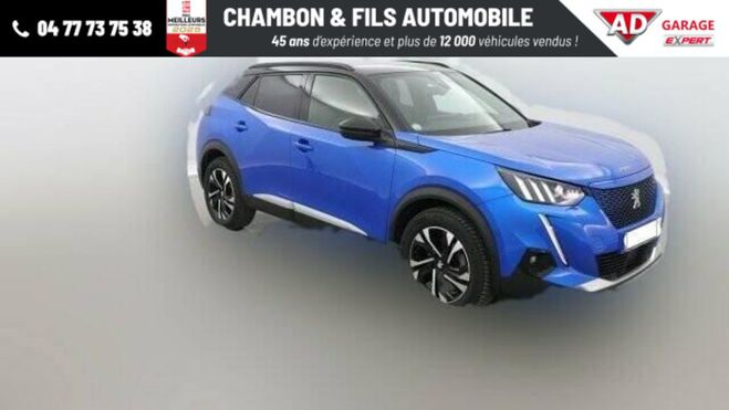 Peugeot 2008 Moteur electrique 136 ch GT Line Bleu de 2020