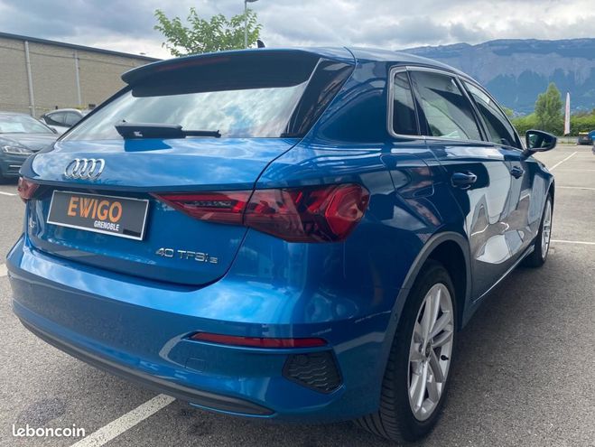 Audi A3 Sportback 1.4 40 TFSIE 204CH HYBRID 25.7 Bleu de 2023
