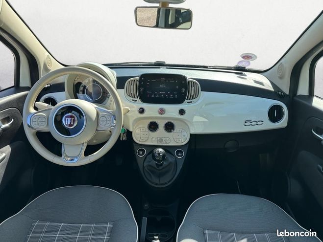 Fiat 500 1.2 70 LOUNGE Blanc de 2018