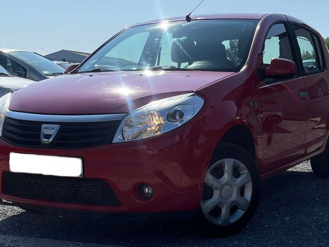 Dacia Sandero 1.4 MPI 75 Ambiance ROUGE de 2009