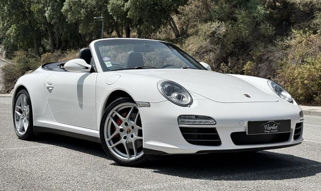 Porsche 911 TRES BELLE 997.2 CABRIOLET CARRERA 4S 3. BLANC CARRARA de 2010