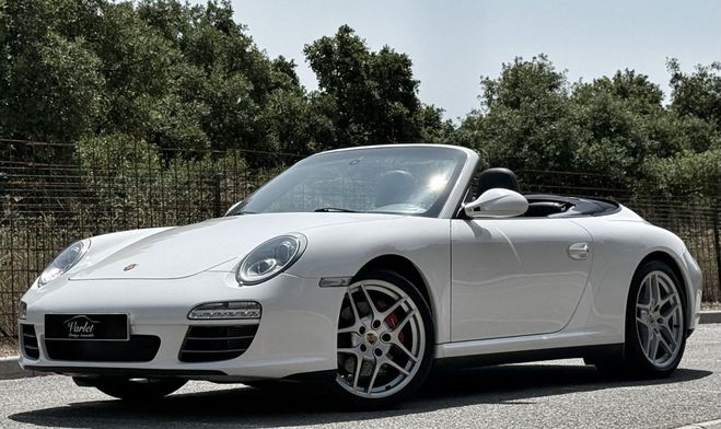 Porsche 911 TRES BELLE 997.2 CABRIOLET CARRERA 4S 3. BLANC CARRARA de 2010