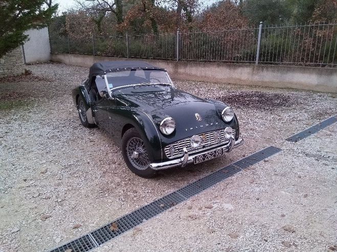 Triumph TR3 2.0 100CV OVERDRIVE Vert British Racing Green de 1959