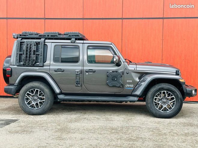 Jeep Wrangler 4XE Hybrid 381CH Finition Overland 1ere  Gris de 2022