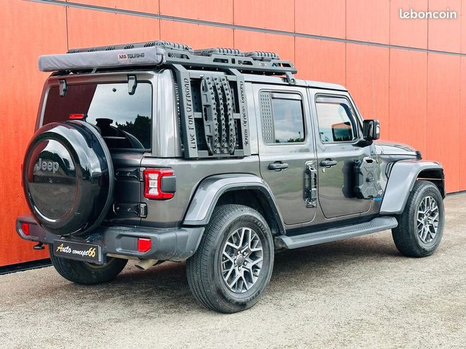 Jeep Wrangler 4XE Hybrid 381CH Finition Overland 1ere  Gris de 2022