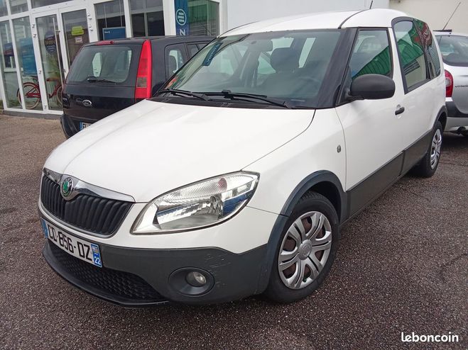 Skoda Roomster Beau tdi 1.6 pack 2012 5 places tbe repr Blanc de 2012