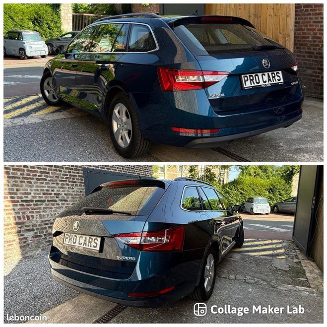Skoda Superb  Bleu de 2016