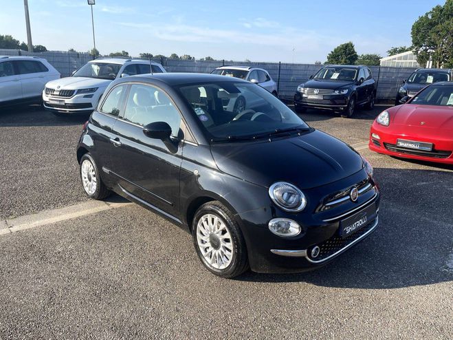 Fiat 500 1.2 MPi 69ch Eco BoteAuto 8,000Kms GPS  NOIR de 2019