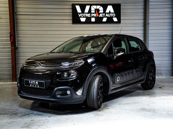 Citroen C3  1.2 83ch  Finition Shine  Aide au st Noir de 2018