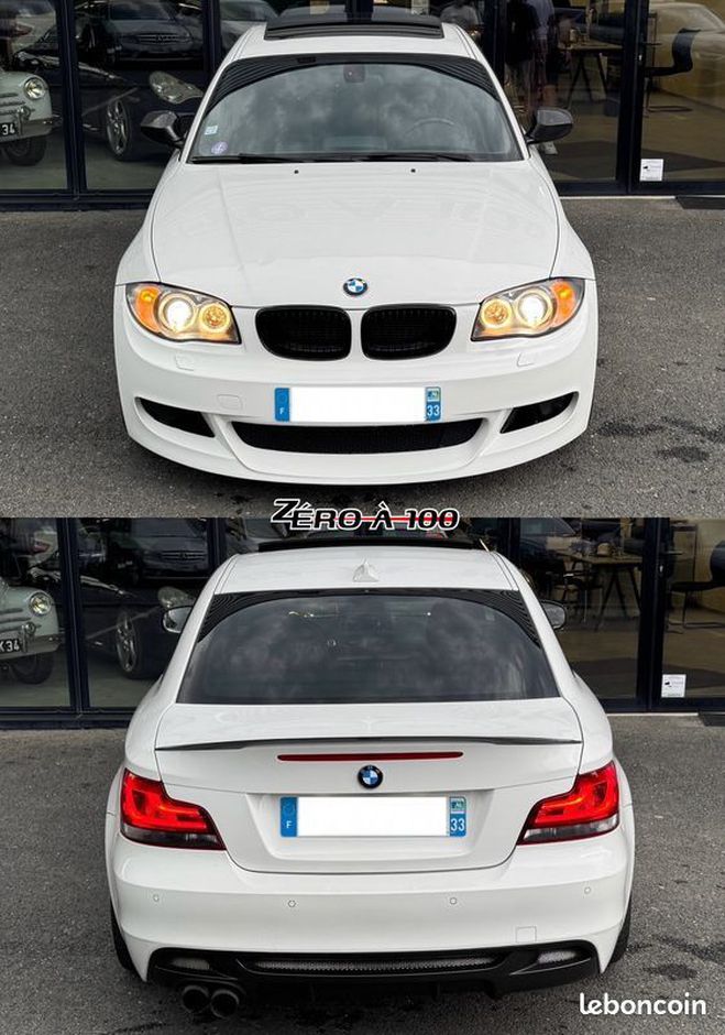 BMW Serie 1 135i E82 Coup 3.0 i 306 cv DKG Pack M P Blanc de 2010