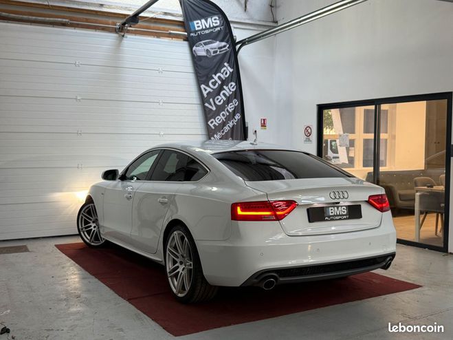 Audi A5 Sportback 3l tdi 245 S-LINE (Jantes 20,  Blanc de 2013