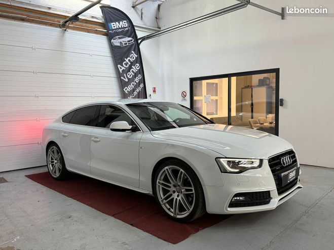 Audi A5 Sportback 3l tdi 245 S-LINE (Jantes 20,  Blanc de 2013