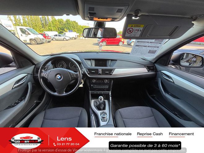 BMW X1 1.8 s-Drive Lounge // REGULATEUR / GPS / Bleu Marine Mtallis de 2014