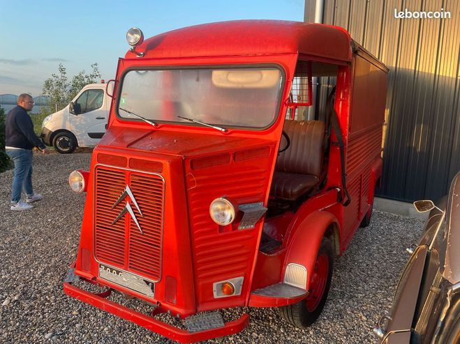 Citroen HY essence ex pompier Rouge de 1981