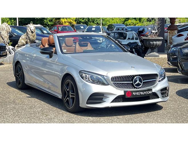 Mercedes Classe C Cabriolet 220 d - BVA 9G-Tronic - AMG Li GRIS CLAIR de 2018