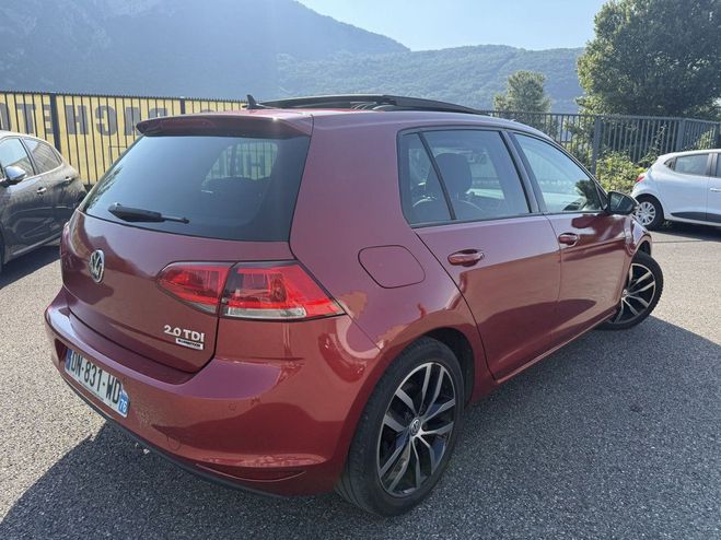 Volkswagen Golf VII 2.0 TDI 150CH BLUEMOTION TECHNOLOGY  Rouge de 2015