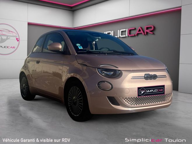 Fiat 500 NOUVELLE e 118 ch Icne garantie 12 mois Rose de 2021