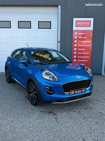  Voir détails -Ford Puma 1.0 ecoboost 125 mhev titanium bvm6 à Castelculier (47)