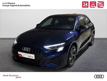  Voir détails -Audi A3 Sportback 40 TFSIe 204 S tronic 6 S Line à Monaco (98)