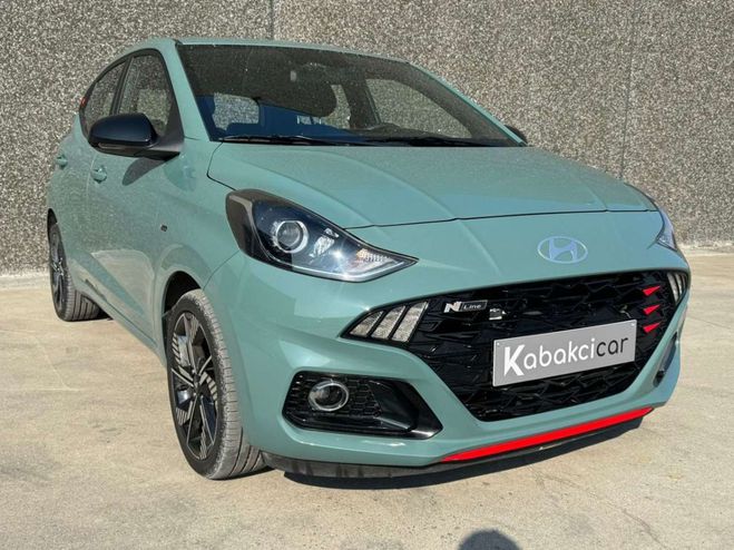 Hyundai I10 1.0 T-GDi N-Line--CARPLAY--USB--GARANTIE Vert Mtallis de 