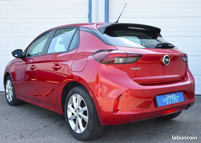 Opel Corsa 1.2 75 ELEGANCE BUSINESS 1re MAIN Rouge de 2021