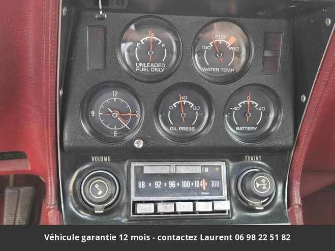 Chevrolet Corvette C3 l48 v8 1975 tout compris Blanc de 1975
