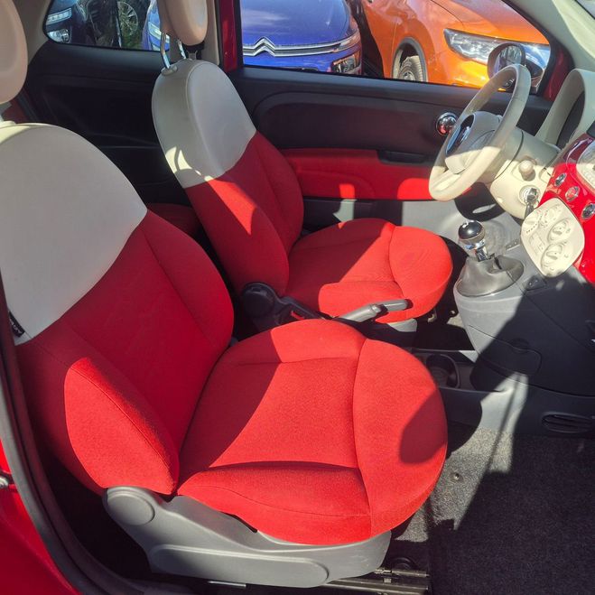 Fiat 500 II 1.2 8V 69 CV LOUNGE SUPERBE Rouge de 2013