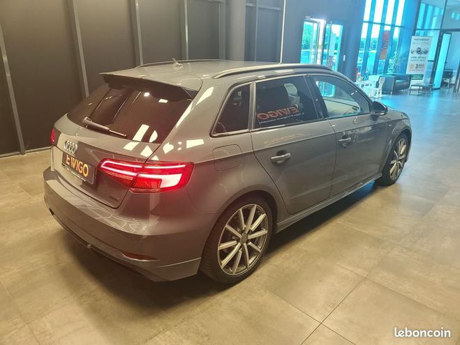 Audi A3 Sportback 2.0 TDI 184ch QUATTRO S-Line S Gris de 2017
